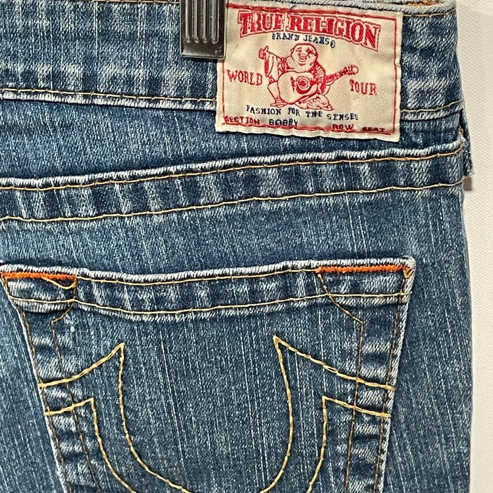 True Religion Bobby Mens‎ Straight Leg Jeans Blue Denim Made in USA Size 30